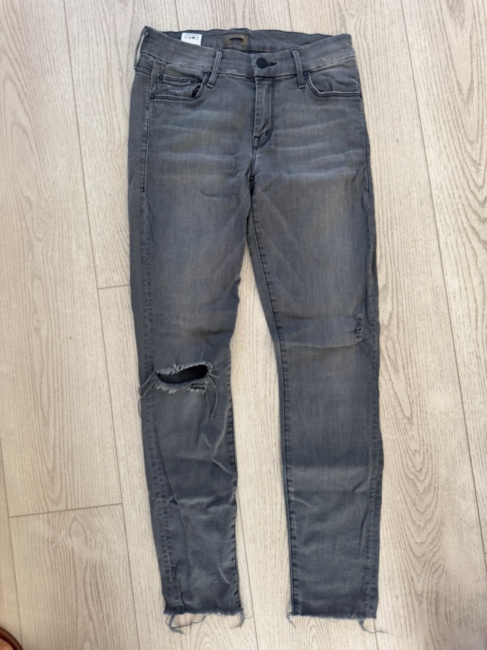MOTHER Denim Jeans - Dark Grey Wash - Size 26 WORN ONCE